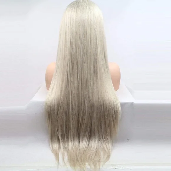 - HP 4/9 🎉 💫22” BLONDE OMBRÉSTRAIGHT LACE FRONT WIG *NEW*